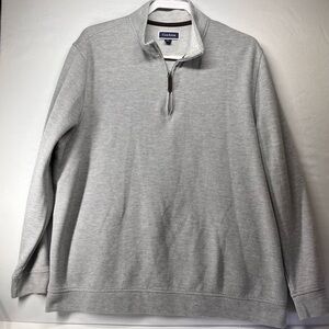 Club‎ Room Light Gray Zip-Up Sweater